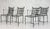 2000 - 2009 Set of Four Mario Papperzini for Janus Et Cie Wrought Iron Dining Armchairs, Attributed For Sale - Image 5 of 18