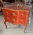 Louis XV Style Bombé Commode in Marquetry and Gilt Bronze For Sale - Image 5 of 6