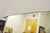 White Vintage Rway Mid Century Modern Minimalist Glass Rectangular Bowed Wall Mirror For Sale - Image 8 of 11
