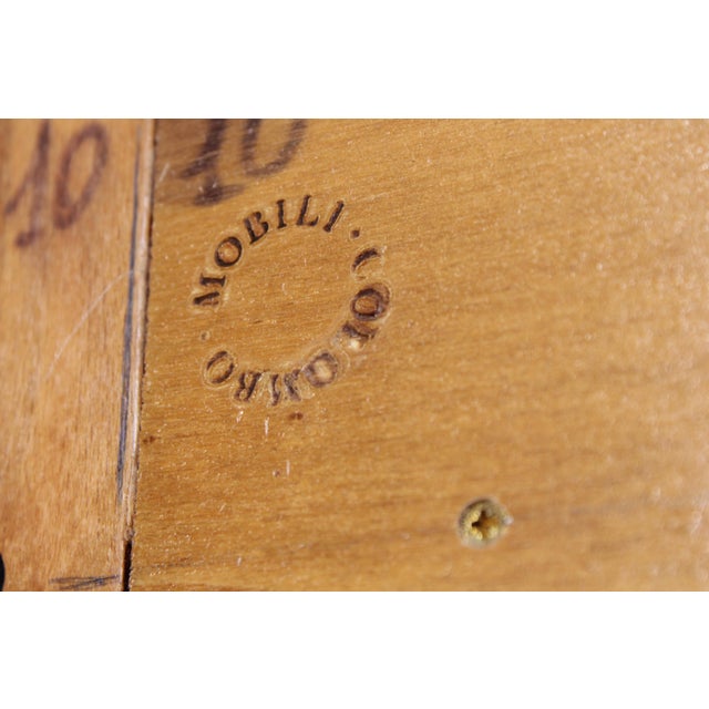 Mobili Colombo Mahogany Neoclassical Vitrine Display Cabinet For Sale - Image 18 of 18