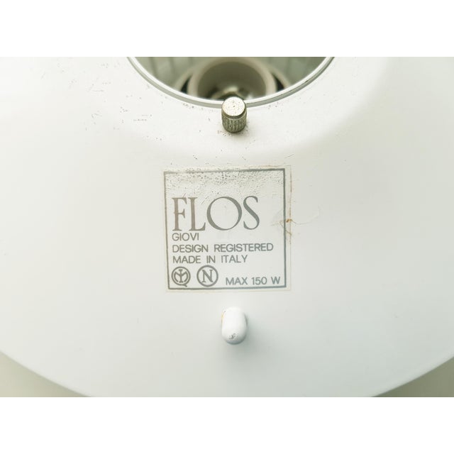 Giovi Wall Lamps in White Metal and Rubber by Achille Castiglioni for Flos, 1976, Set of 2 For Sale - Image 6 of 14