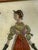 Brown Pair of Italian Mid-Century Modern Reverse Glass Paintings of Royalty For Sale - Image 8 of 12