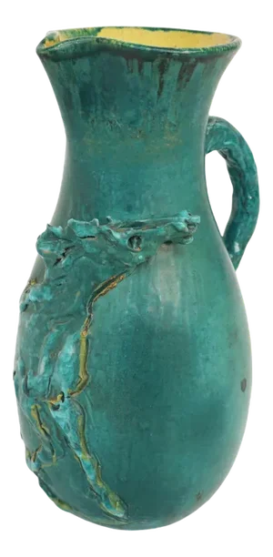 Large Ceramic Pitcher Vase by Umberto Ghersi, Italy, 1950