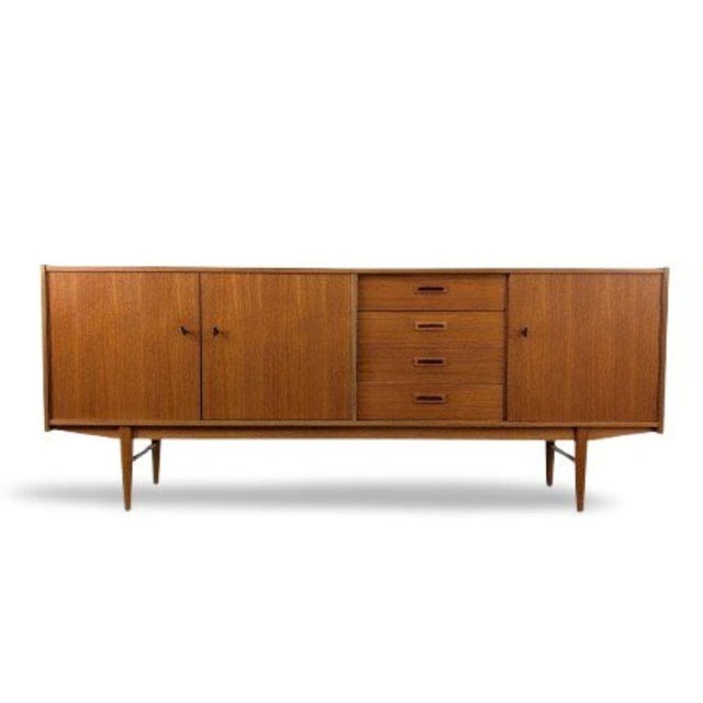 Mid-Century Modern Danish Sideboard in Teak For Sale - Image 11 of 11