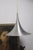 1960s Mid-Century Modern Space Age Trumpet Pendant Light in Brushed Aluminium and Metal, 1960s For Sale - Image 5 of 11