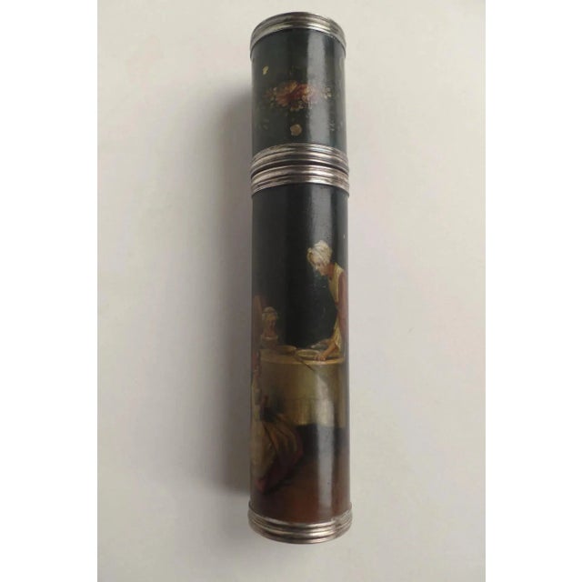 French 18th Century Billet Doux Love Letter Etui Case Vernis Martin For Sale - Image 9 of 10