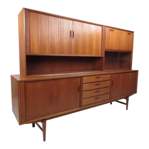 1970s Midcentury Italian Teak Bookcase