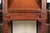 Brown Stickley Brothers Style Antique Mission Oak Arts & Crafts Double Bookcase With Drop Front Secretary Desk, Circa 1910 For Sale - Image 8 of 15