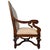1980s 1980s Neoclassical Hand-Carved Mahogany Armchairs With Rolled Arms & X-Stretcher - A Pair For Sale - Image 5 of 14