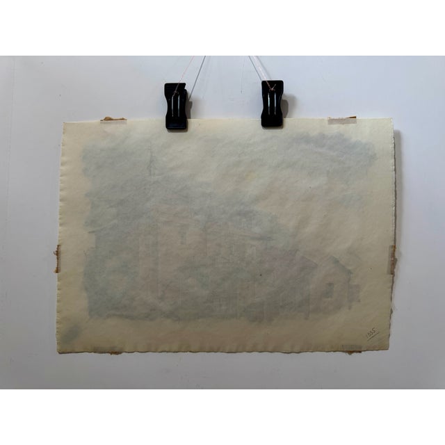 Henry Emil Salloch Original Watercolor on Paper Toledo, Spain. 1973. For Sale In Atlanta - Image 6 of 7