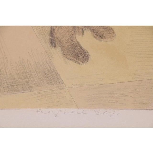 Vintage Ltd. Ed.Raphael Soyer Lithograph "Eighth Avenue" - Pencil Signed & Numbered-Framed For Sale In Cincinnati - Image 6 of 9