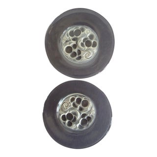 Pair of Rene Lalique Marienthal Plates For Sale