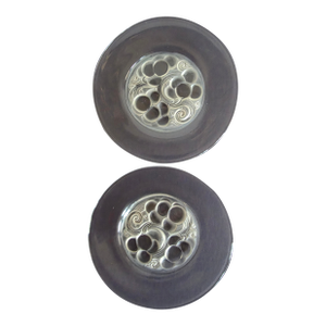 Pair of Rene Lalique Marienthal Plates