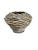 Brown Large Handwoven Rattan Reed Basket Bi Cone For Sale - Image 8 of 12