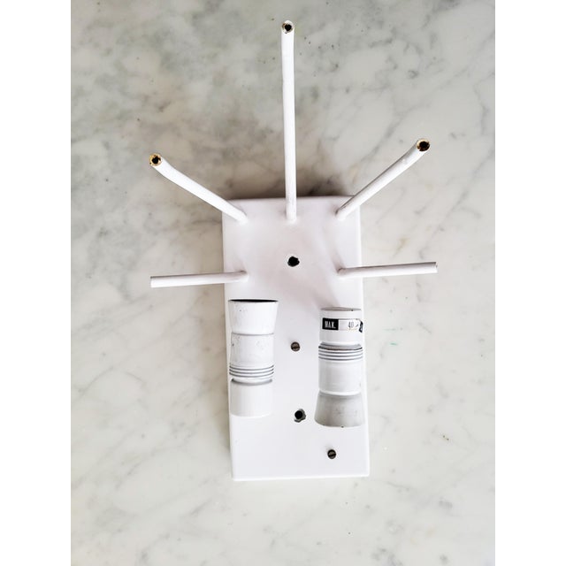 Metal Vintage Tulipan Flush Mount from J. T. Kalmar, 1960s For Sale - Image 7 of 9