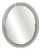 Oval Glass Mirror, 1980s For Sale