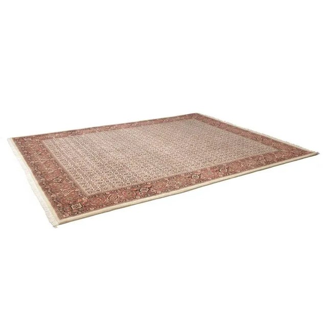 Bijar rug | Knot density: approx. 500.000 knots/m² | Material: 100% silk (pile), 100% cotton (warp) | Size: 253 x 337 cm |...