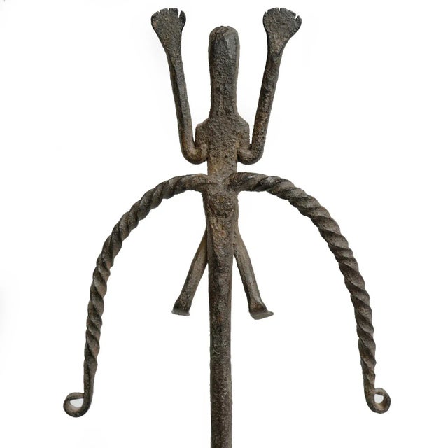 Late 19th Century Late 19th Century Bamana Iron Staff With Figures For Sale - Image 5 of 7