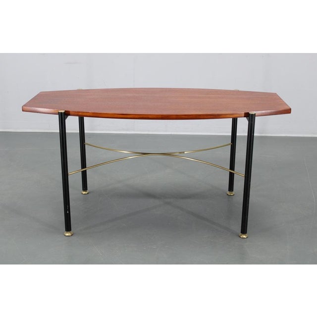 Vintage Italian Coffee Table with Teak Veneer, 1970s For Sale - Image 14 of 18