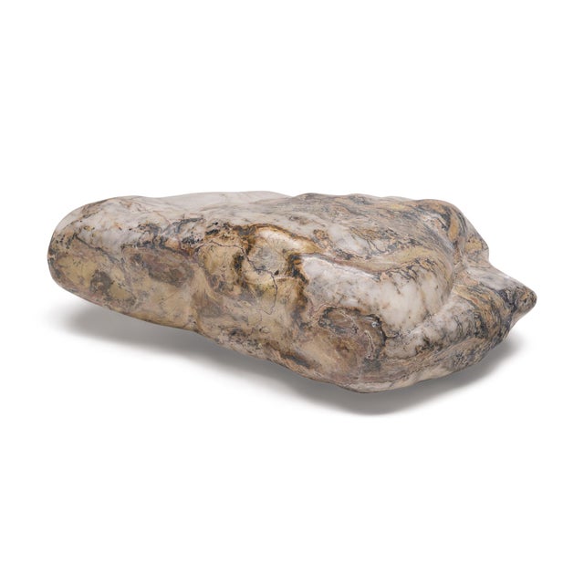 Unearthed in Jiangsu province, this gorgeous stone has been polished to reveal the full array of its soft colors and...