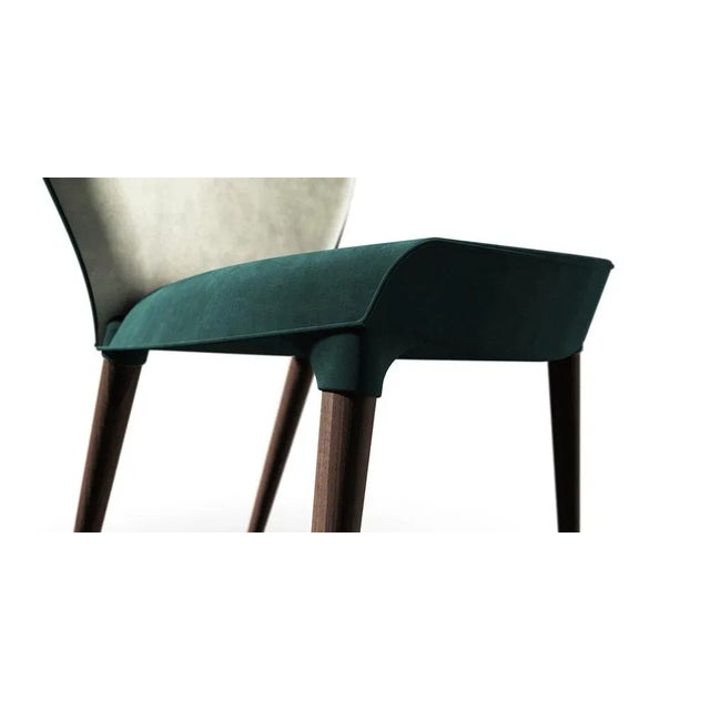Contemporary Poseidon Chair by Alma De Luce, Set of 6 For Sale - Image 3 of 7