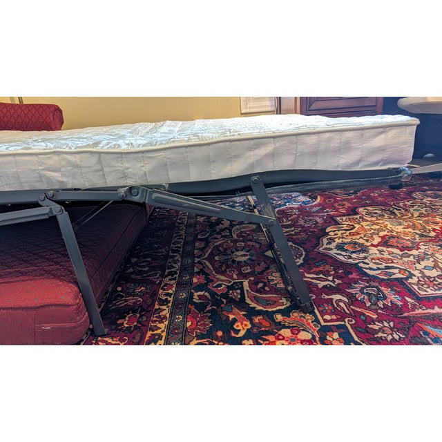 Traditional Pullout Sleeper Sofa Bed For Sale - Image 11 of 14