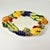 Canary Yellow Vintage Boho Chic Fitz & Floyd Majolica Arts & Crafts Americana Fall Harvest Platter For Sale - Image 8 of 11
