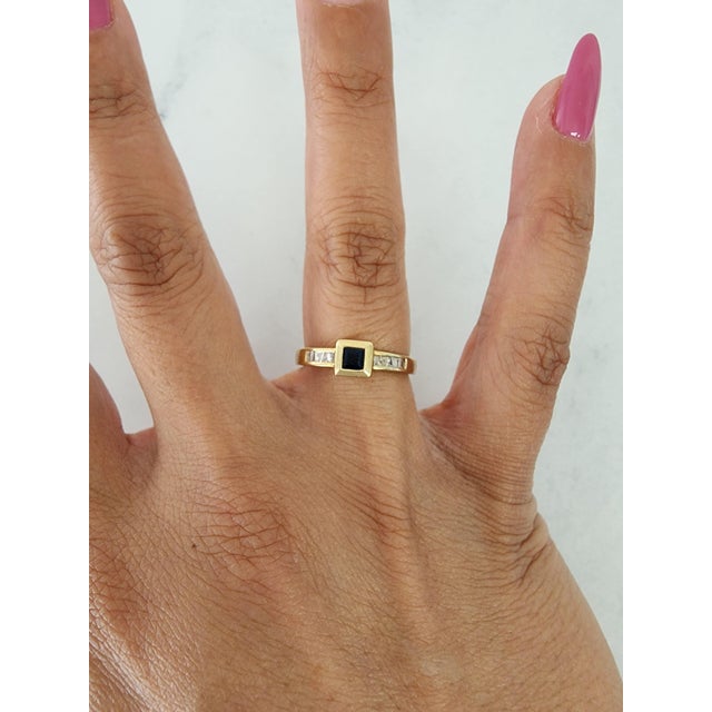 ♥ Product Summary ♥ Main Stone: Ruby & Diamond Stone Cut: Square & Tapered Baguette Approx. Carat Weight: .38cttw...