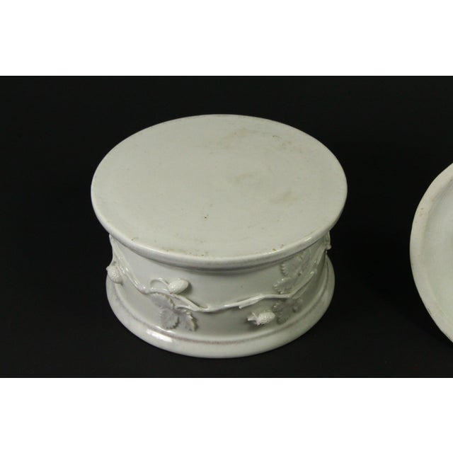 C. 1830-40 Biedermeier German Porcelain Figural Box With Kids & Bunnies For Sale - Image 16 of 17