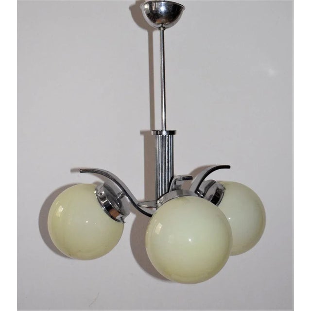 Bauhaus Ceiling Lamp, 1930s For Sale - Image 4 of 6