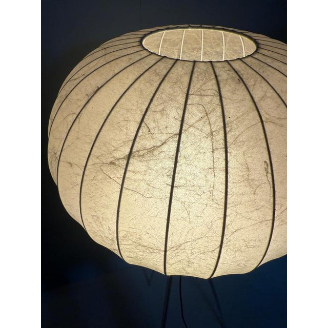 Cocoon Tripod Floor Lamp from Goldkant Leuchten, 1960s For Sale - Image 14 of 17