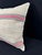 Contemporary Turkish Hemp Pillow Cushion Natural Beige Pink Pillow Cushion Cover 24"x24" For Sale - Image 3 of 4
