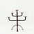 Rustic Rustic Wrought Iron 5-Branch Candelabra, 1950s For Sale - Image 3 of 14