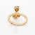 Early 21st Century 1.30ct Fancy Coloured Diamond Ring Estate 18k Gold 6.75 Pear Cut Orange Grey size 6.75 For Sale - Image 5 of 6