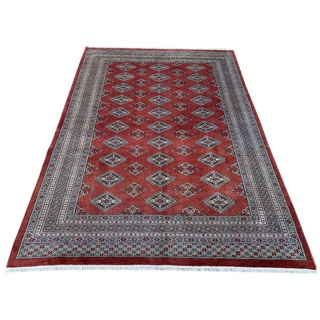Size: 7'10'' x 5'7'' Age: 30-40 Years SKU: 1114 Ger-5 Material: 100% Wool Experience the timeless beauty of this authentic...