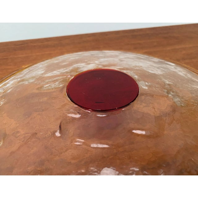 Mid-Century Italian Murano Glass Bowl or Plate from Av Mazzega For Sale - Image 15 of 18