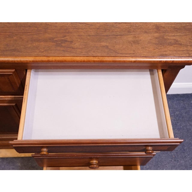 Alexander Julian Home Colours Collection Cherry Early American Traditional 73" Triple Dresser 710-060 For Sale - Image 12 of 17