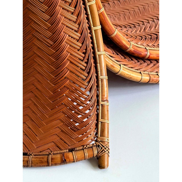 Large Striking Japanese Bamboo Sculpture Honma Hideaki For Sale - Image 14 of 18