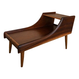 Mid-Century Teak Telephone Bench Side Table from Chippy Heath For Sale