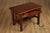 Antique Mission Oak Arts & Crafts Writing Desk With Drawer And Cutout Sides For Sale - Image 12 of 18