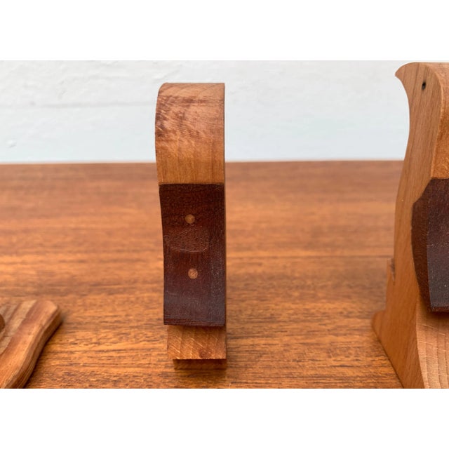 Vintage Wooden Penguin Sculpture, Set of 3 For Sale - Image 17 of 18