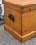 English Pine Trunk or Blanket Chest For Sale - Image 4 of 18