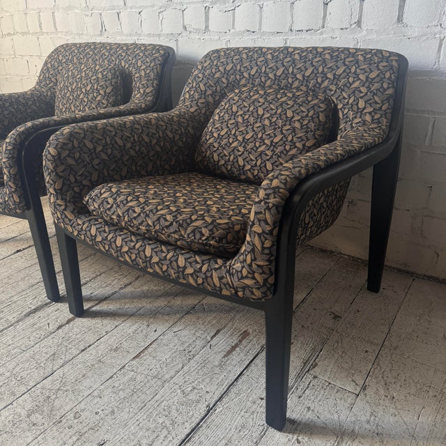 Wood Pair of Bill Stephen’s Womb Chairs by Knoll For Sale - Image 7 of 12