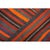 1950s Vintage Multi Dark Strioe Turkish Decorative Kilim Flatweave Square Rug For Sale - Image 4 of 6