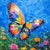 Becoming, Animal, Butterfly Painting by Madoti Oluwadamilare (2026), Acrylic on Canvas For Sale