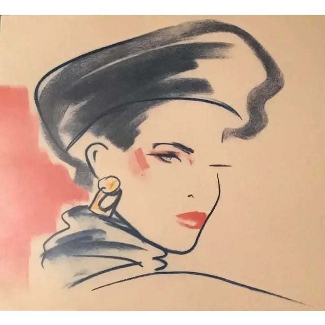 Wood Mid-Century Modern Large Scale Vintage Art Fashion Design Collage Wall Decor, Framed 73.5" X 49.5" For Sale - Image 7 of 11