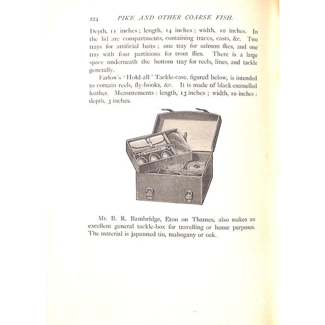 "The Badminton Library: Fishing" 1901 Chlomondeley-Pennell, H. For Sale - Image 4 of 12