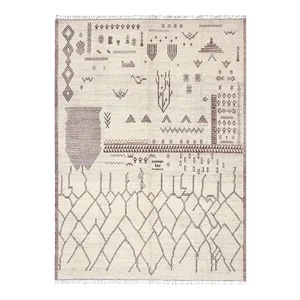 2020s Hand Knotted Moroccan Rug. 09'11" X 13'10"