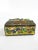 Metal Vintage Chinese Repousse Enameled Foo Dog Trinket Box For Sale - Image 7 of 9