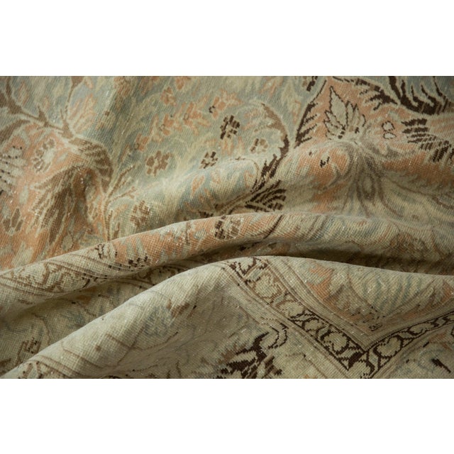 Textile Vintage Distressed Kayseri Carpet - 6'6" x 9'9" For Sale - Image 7 of 11